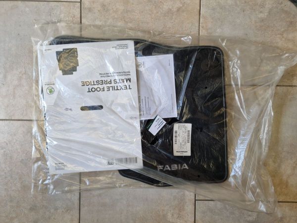 OE sada textilních koberců Prestige ŠKODA Fabia IV
