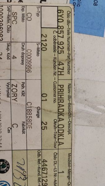 ODKLÁDACÍ PŘIHRÁDKA