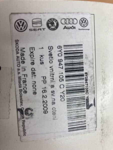 Vnitřní světlo FABIA I