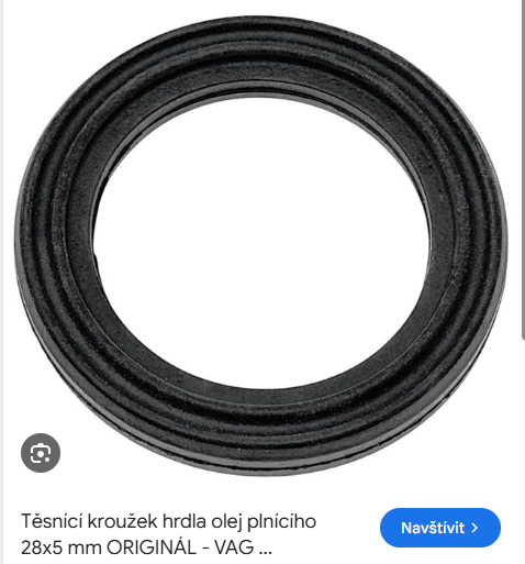 Tesnici krouzek plniciho hrdla oleje