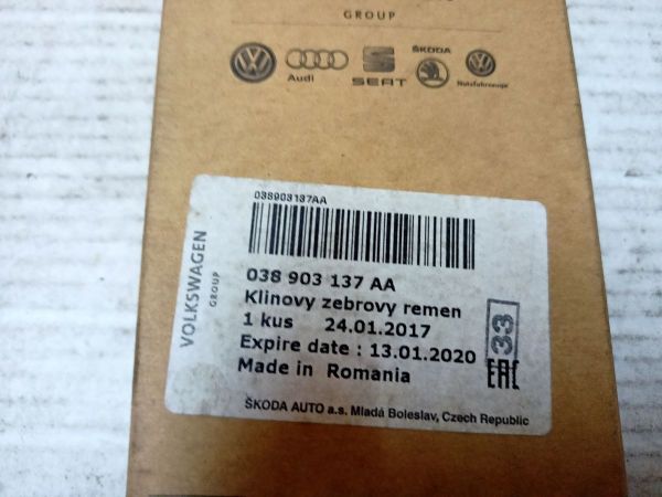 KLÍNOVÝ ŘEMEN  EXP.13.01.2020