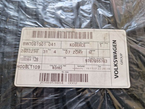 OE sada gumových kobereců Audi A5
