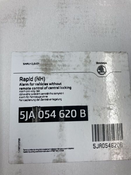 SADA ALARMU ŠKODA RAPID 2013-2015