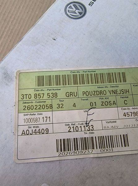 POUZDRO ZRCÁTKA