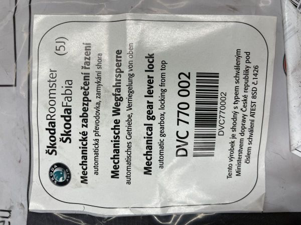 OE zámek zpátečky FABIA II, ROOMSTER automat