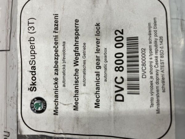 Zámek zpátečky SUPERB II pro automatickou převodovku - CONSTRUCT