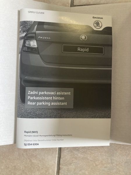 Sada zadních senzorů ŠKODA RAPID SPACEBACK do 22KT 2015