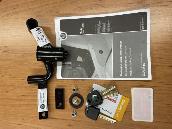 Zámek zpátečky SUPERB II pro automatickou převodovku - CONSTRUCT