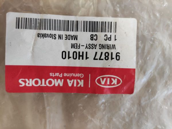 KABELÁŽ PŘEDNÍ ČÁSTI