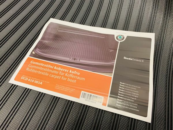 Gumotextilní koberec zavazadlového prostoru - OCTAVIA II LIFTBACK