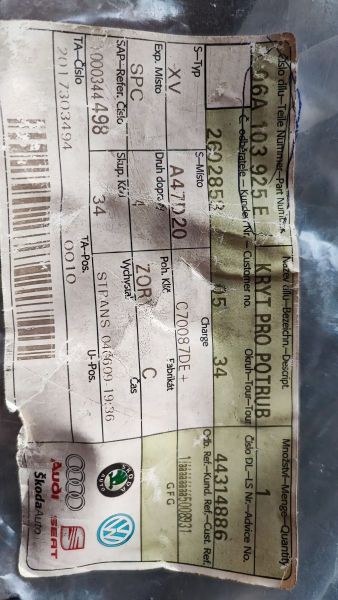 KRYT PRO SACÍ POTRUBÍ