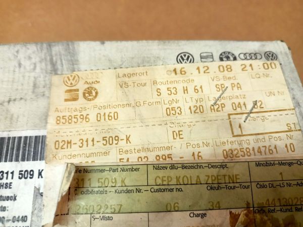 ČEP KOLA ZPĚTNÉHO CHODU