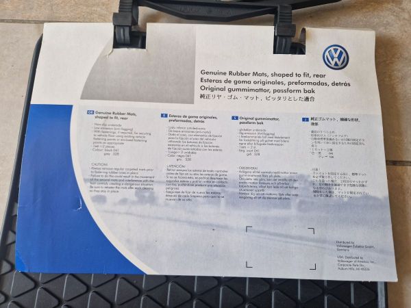 OE sada gumových kobereců VW Sharan