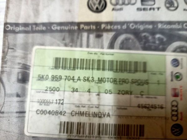 MOTOR PRO SPOUŠTĚČ