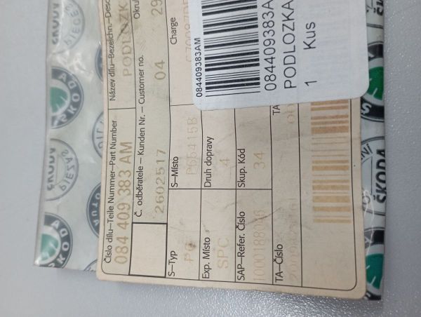 PODLOZ.PRUZNA S OBDEL.PRU