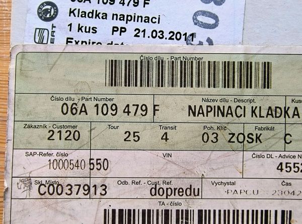 KLADKA NAPÍNACÍ