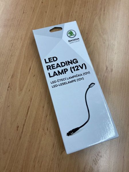 Interiérová LED čtecí lampička (12 V)