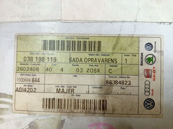 ROZVODOVÁ SADA Po expiraci !!!