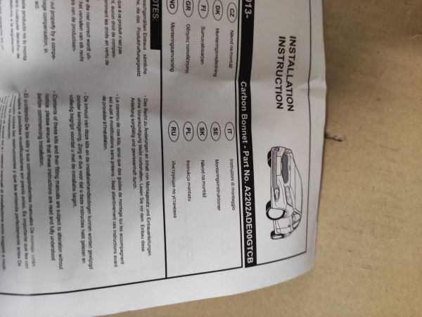 KARBONOVÁ FOLIE KAPOTY CEED