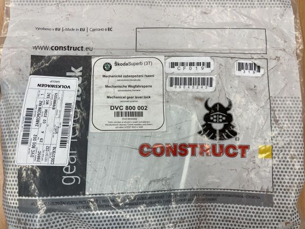 Zámek zpátečky SUPERB II pro automatickou převodovku - CONSTRUCT