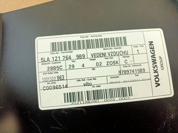 VEDENÍ VZDUCHU ŠKRÁBANCE