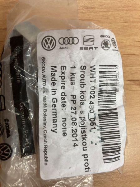 BEZPEČNOSTNÍ ŠROUB KOLA 51 - KAMAX M14x1,5x27,5 - kupte 4ks a máte sadu :o)