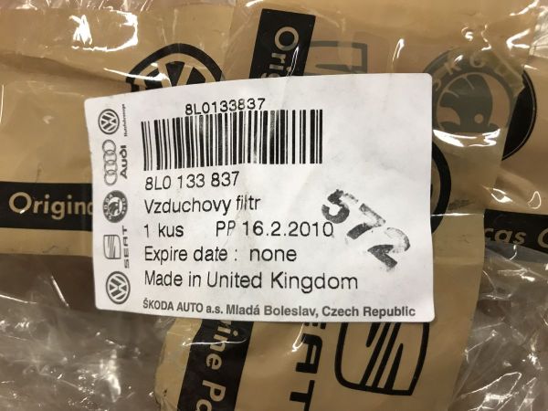 Obal vzduchového filtru s filtrem