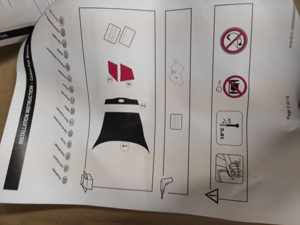 KARBONOVÁ FOLIE KAPOTY CEED