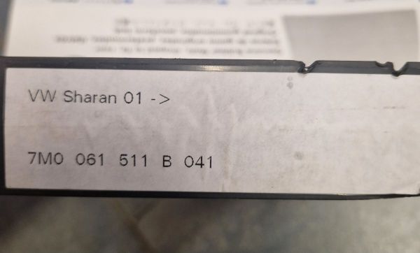 OE sada gumových kobereců VW Sharan