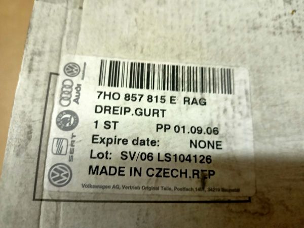 BEZPEČNOSTNÍ PÁS ŠKRÁBANCE